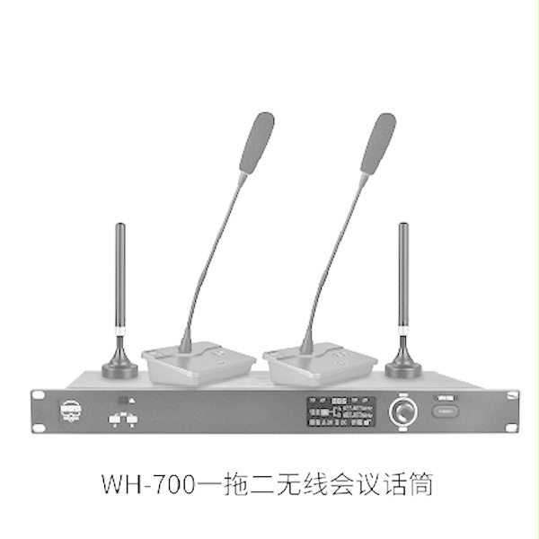 WH-700 1拖2無(wú)線會(huì)議麥克風(fēng)