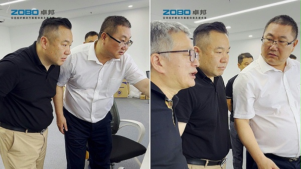 ZOBO卓邦張新峰與協(xié)會(huì)領(lǐng)導(dǎo)走訪中建電子信息技術(shù)有限公司，共商發(fā)展大計(jì)