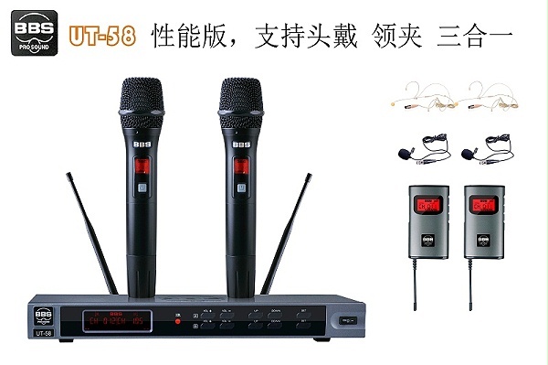 麥克風(fēng)(話筒):頭戴式、領(lǐng)夾式、手持麥克風(fēng)