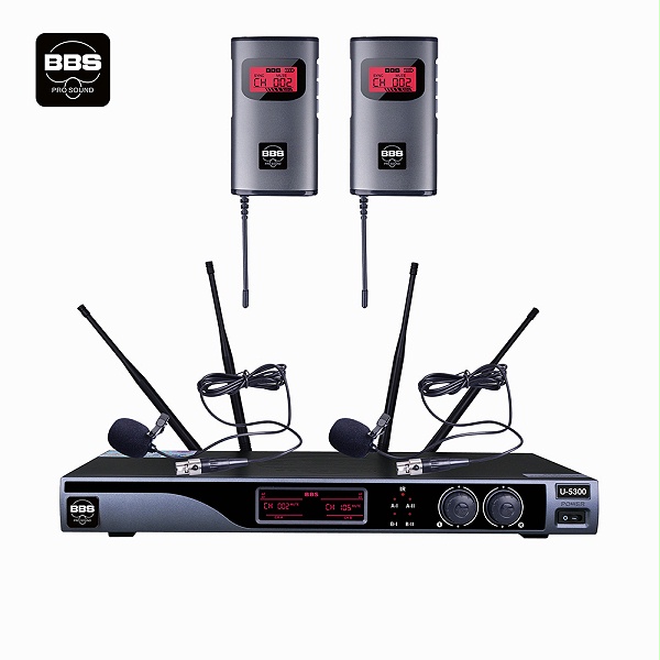 領(lǐng)夾話筒BBS商用話筒 U-5300D 舞臺(tái)演出麥克風(fēng) 無線麥克風(fēng) 無線會(huì)議話筒-BBS話筒商用系統(tǒng)U-5300