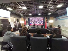 ZOBO卓邦組織全體黨員及員工代表集體收看黨的二十次代表大會(huì)召開盛況直播