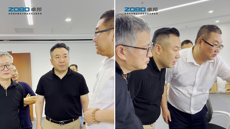 ZOBO卓邦張新峰與協(xié)會領(lǐng)導(dǎo)走訪中建電子信息技術(shù)有限公司，共商發(fā)展大計