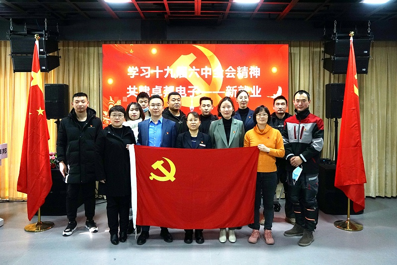 ZOBO卓邦黨支部開展“學(xué)習(xí)貫徹黨的十九屆六中全會精神”主題黨日活動