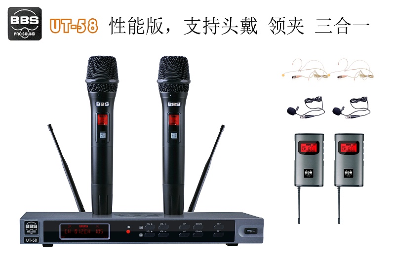麥克風(fēng)(話筒):頭戴式、領(lǐng)夾式、手持麥克風(fēng)